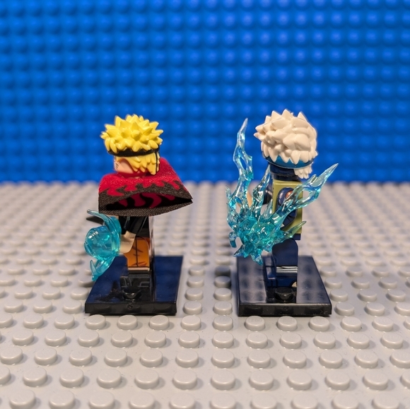2 Minifigures- Naruto Anime Building Block Toy Action Figures Manga Collectible - Picture 2 of 5